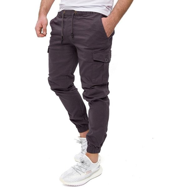 Pittman Cargohose Darius Cargo Chino elastischer Bund mit Kordelzug