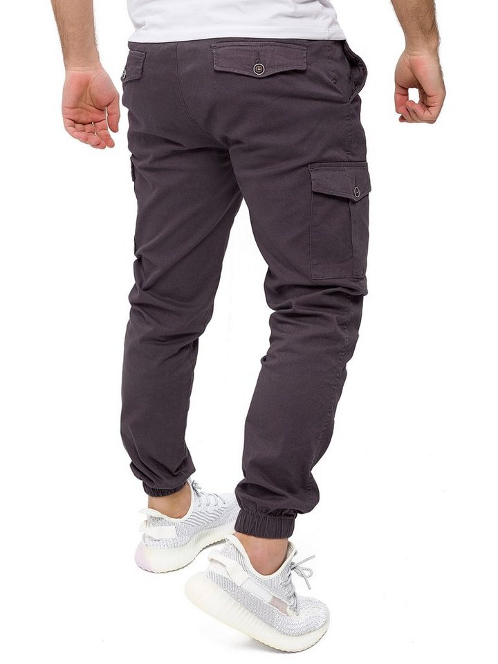 Pittman Cargohose Darius Cargo Chino elastischer Bund mit Kordelzug – Bild 2 von 4