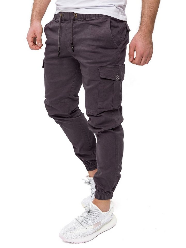 Pittman Cargohose Darius Cargo Chino elastischer Bund mit Kordelzug – Bild 3 von 4