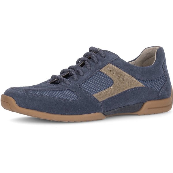 Pius Gabor Sneaker, Freizeitschuh, Halbschuh, Schnürschuh mit Kontrastbesatz, G-Weite