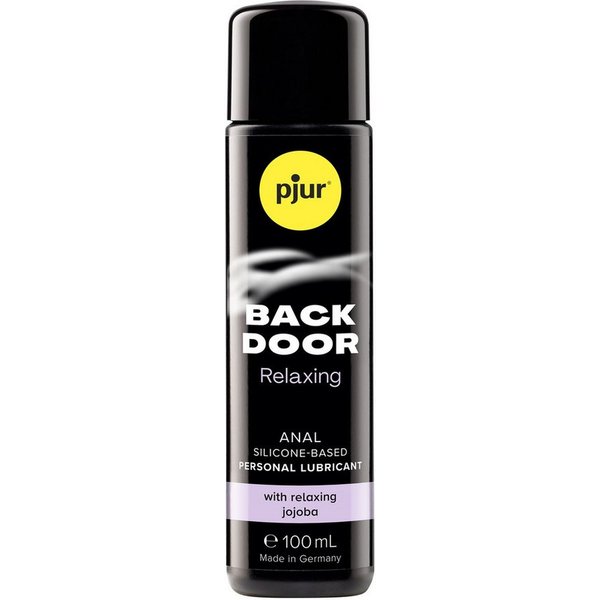 pjur Analgleitgel Back Door Relaxing - 100ml, auf Silikonbasis mit entspannendem Jojoba - Made in Germany