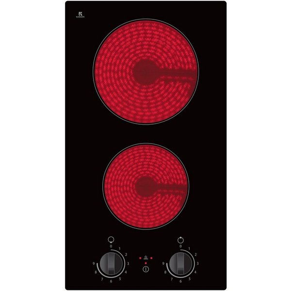 PKM Elektro-Kochfeld EB-GK2KG, Touch Control, 9 Leistungsstufen, Schuko Stecker, Rahmenlos
