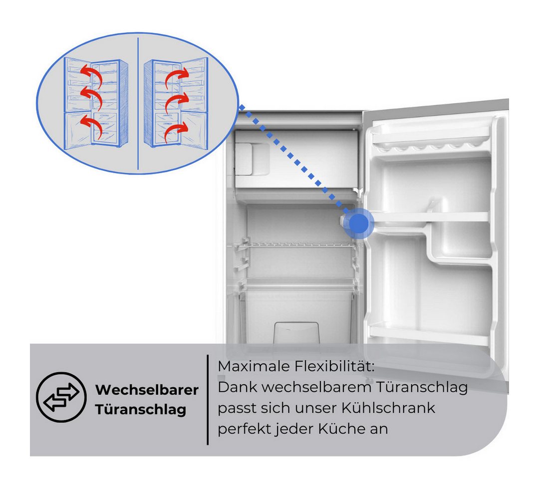 PKM Kühl-/Gefrierkombination KS85.3EUB, 82.50 cm hoch, 48 cm breit – Bild 2 von 5
