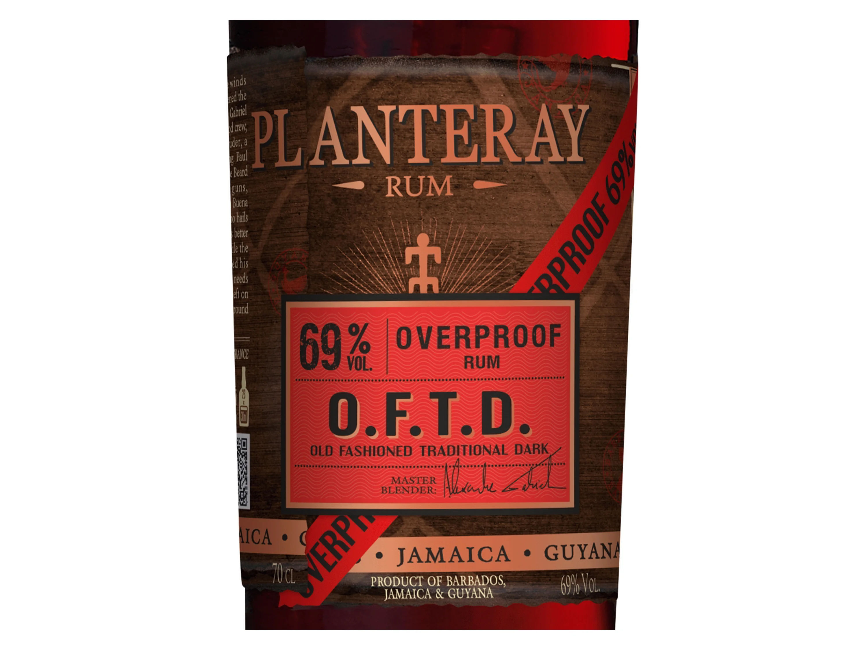PLANTERAY Rum O.F.T.D Overproof 69% Vol – Bild 2 von 2