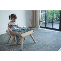 Plantoys Tisch & Stuhl schwarz