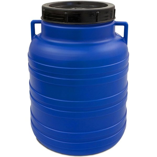 Plasteo Regentonne Weithalsfass Lebensmittelecht BPA-Frei Sauerkrautfass BPA-Frei, 10 l, BPA-Frei