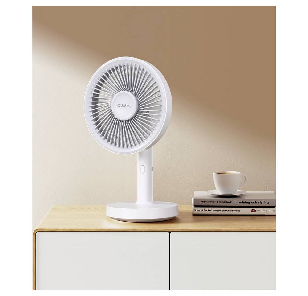 Platinet Bodenventilator PRDF0576 Tischventilator 4 W mit Akku 13500, mit Akku – Bild 4 von 4