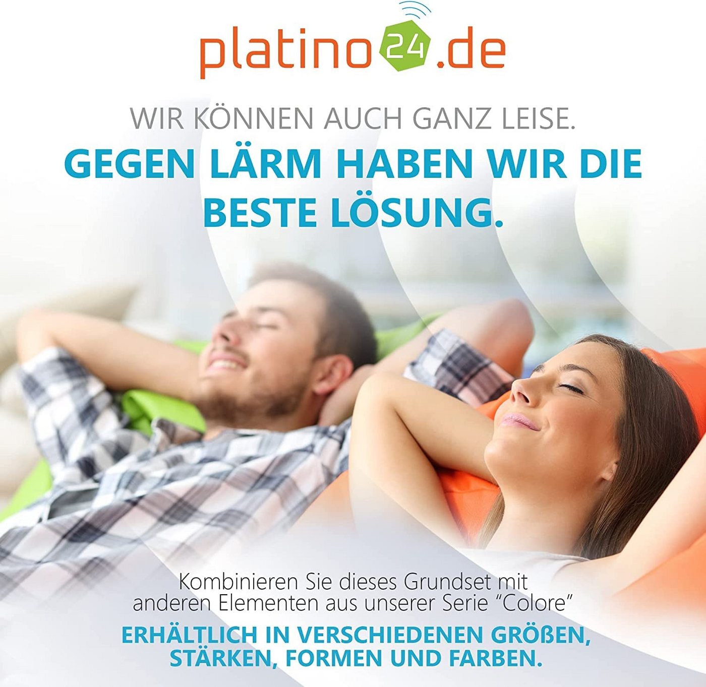platino24 Akustikplatte Eckabsorber aus Basotect G+ je 20,5x20,5x100 cm, (1-St) – Bild 3 von 5