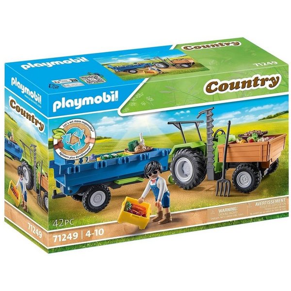 Playmobil® 71249 Traktor mit Hänger Konstruktions-Spielset