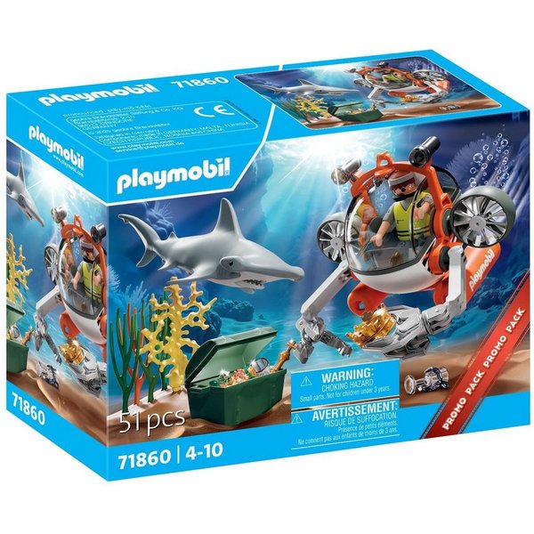 Playmobil® 71860 City Action Schatzsuche mit U-Boot Konstruktions-Spielset