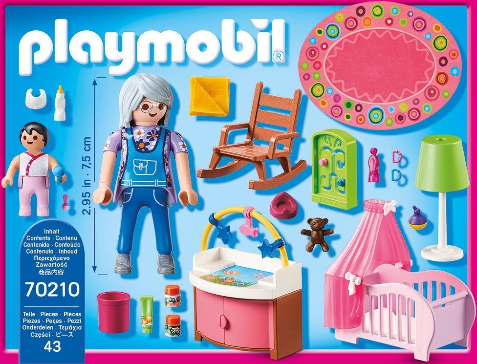Playmobil® Babyzimmer (70210), Dollhouse Konstruktions-Spielset, (43 St), Made in Germany – Bild 2 von 5