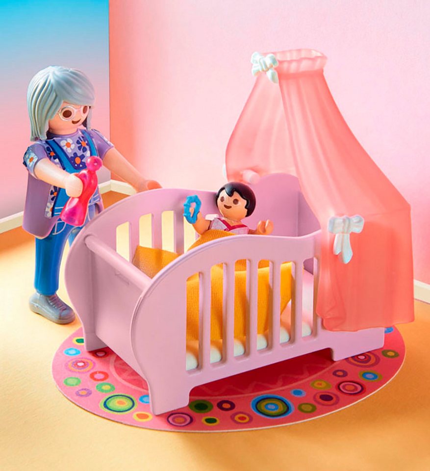 Playmobil® Babyzimmer (70210), Dollhouse Konstruktions-Spielset, (43 St), Made in Germany – Bild 5 von 5