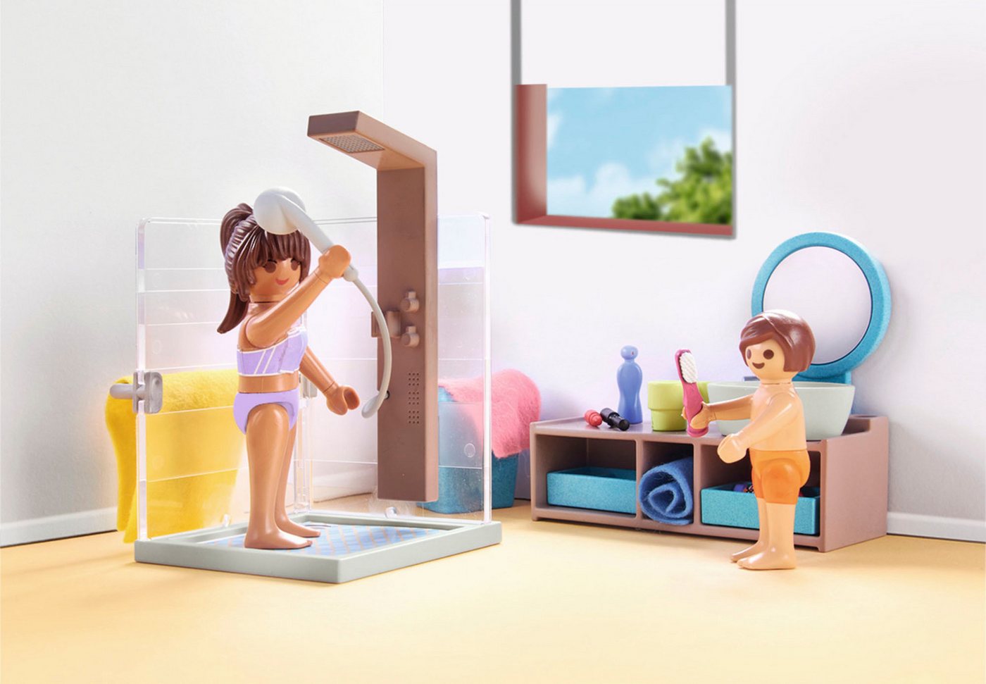 Playmobil® Badezimmer (71611), myLife Konstruktions-Spielset, (55 St), Made in Europe – Bild 3 von 5