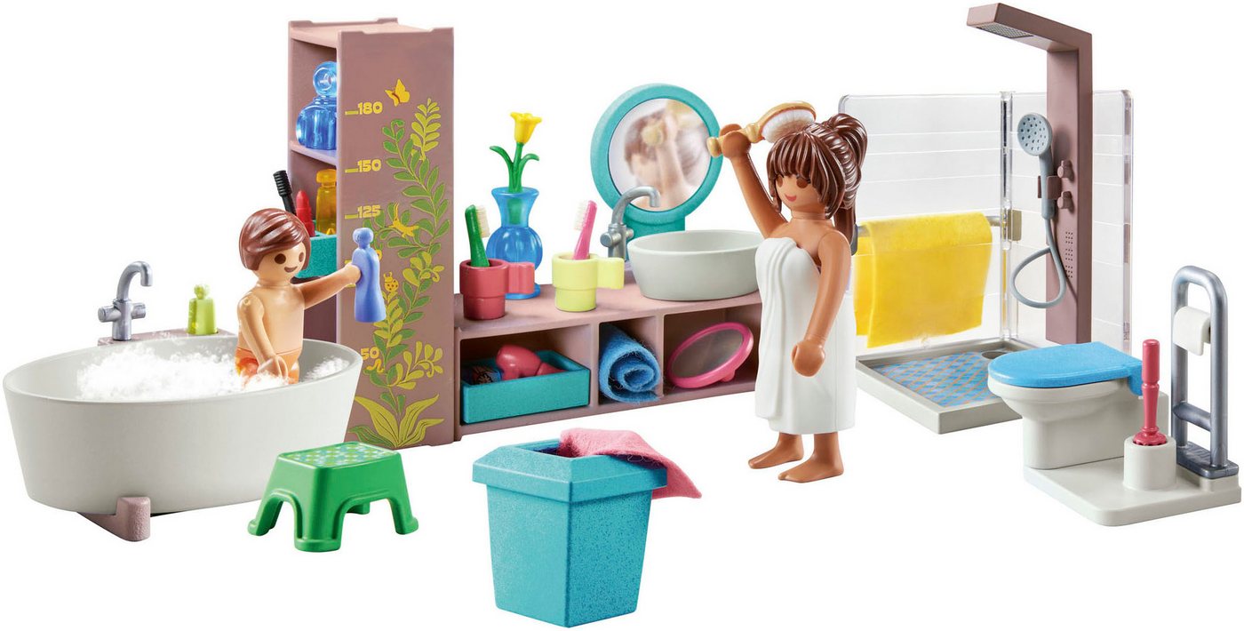 Playmobil® Badezimmer (71611), myLife Konstruktions-Spielset, (55 St), Made in Europe – Bild 4 von 5