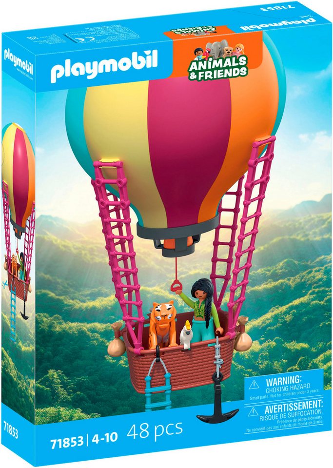 Playmobil® Ballonreise (71853), Animals & Friends Konstruktions-Spielset, (48 St), Made in Europe – Bild 2 von 5
