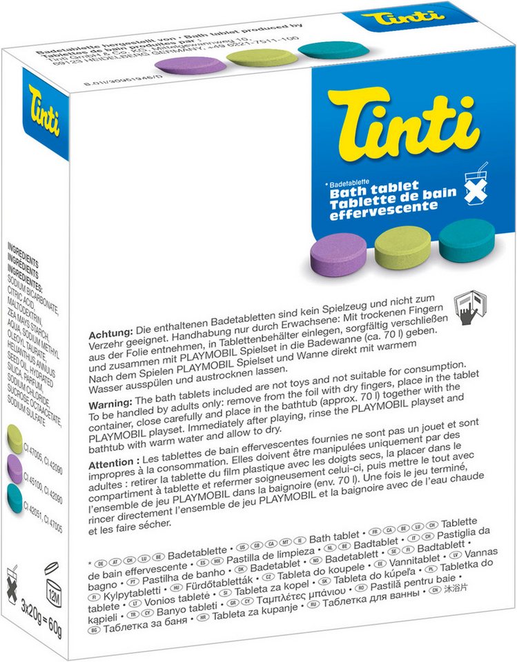 Playmobil® Bunter Tintenfisch, inkl. 3 Tinti-Badetabletten (71438) Konstruktions-Spielset, (17 St), JUNIOR AQUA & Tinti, Made in Europe – Bild 2 von 5