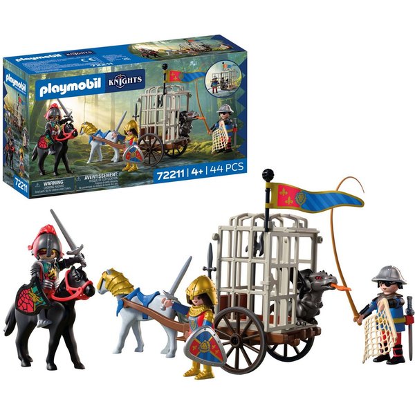 Playmobil® Drachenentführung (72211), Knights Konstruktions-Spielset, (44 St), Made in Europe