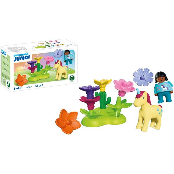 Playmobil® Einhorn-Feengarten (72087), JUNIOR Konstruktions-Spielset, Made in Europe