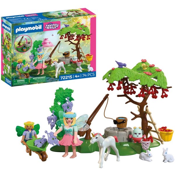 Playmobil® Feengarten mit Einhornfohlen (72215), Fantasy & Magic Konstruktions-Spielset, (74 St), Made in Europe