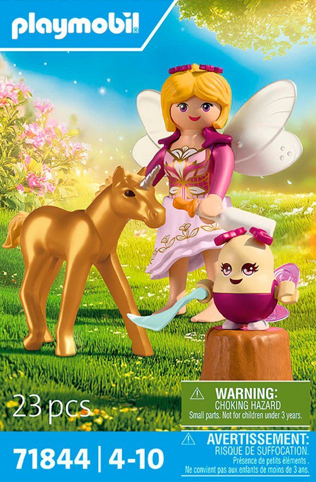 Playmobil® Goldenes Einhornfohlen mit Fee (71844), Princess Magic Konstruktions-Spielset, (23 St), Made in Europe – Bild 2 von 4