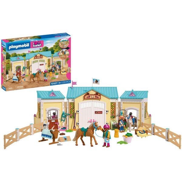 Playmobil® Großer Reiterhof (72127), I Love Horses Konstruktions-Spielset, (231 St), Made in Germany