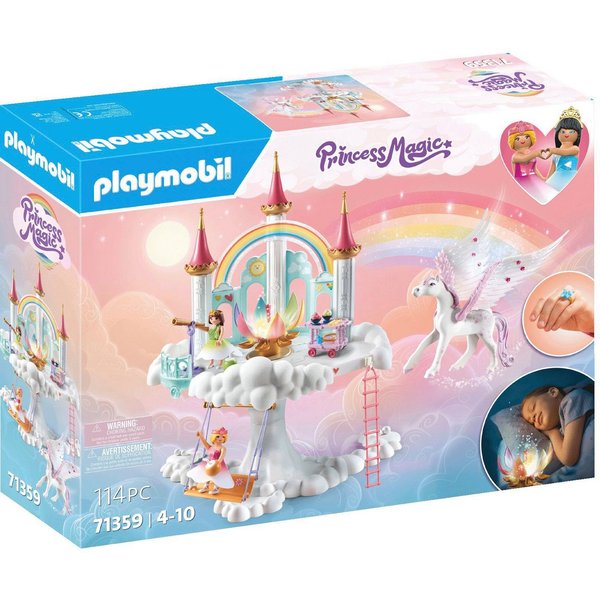 Playmobil® Himmlisches Regenbogenschloss (71359), Princess Magic Konstruktions-Spielset, (114 St)