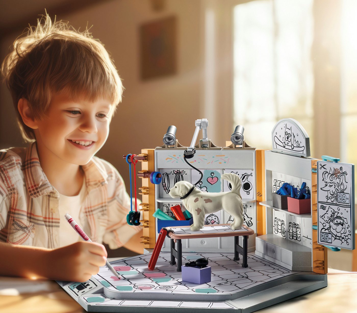 Playmobil® Hundesalon (71514), Color Konstruktions-Spielset, (61 St), Made in Europe – Bild 2 von 5