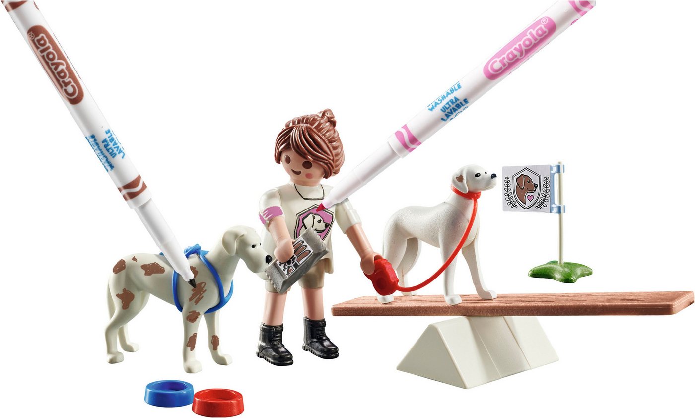 Playmobil® Hundetraining (71517), Color Konstruktions-Spielset, (17 St), Made in Europe – Bild 2 von 5