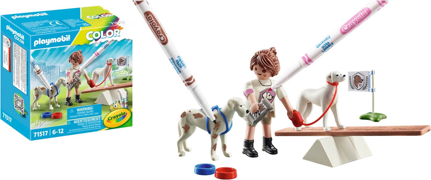 Playmobil® Hundetraining (71517), Color Konstruktions-Spielset, (17 St), Made in Europe – Bild 3 von 5