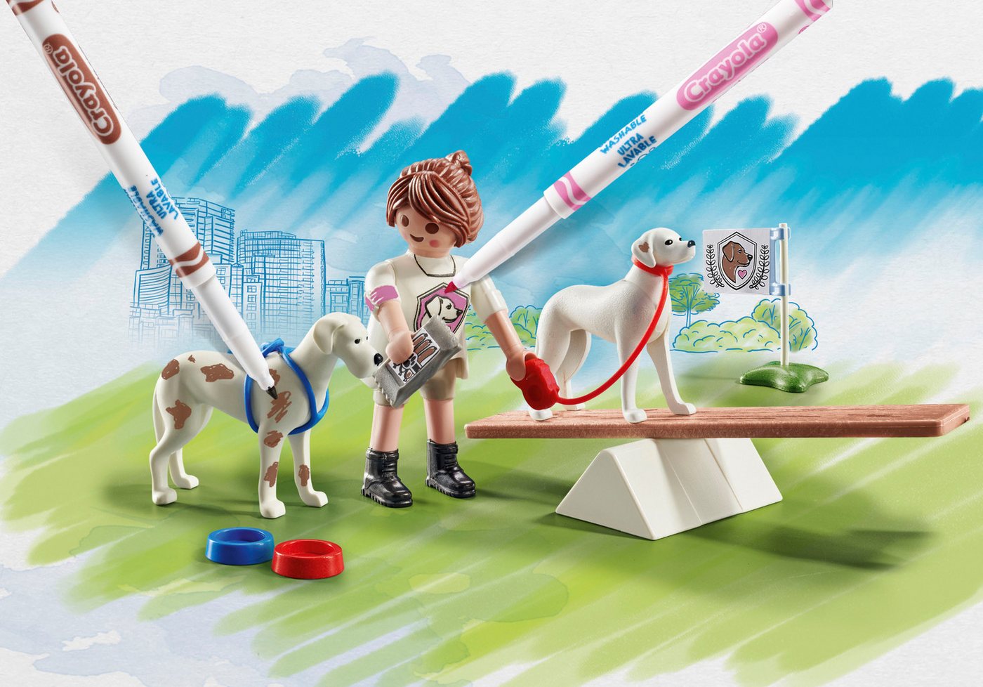 Playmobil® Hundetraining (71517), Color Konstruktions-Spielset, (17 St), Made in Europe – Bild 5 von 5
