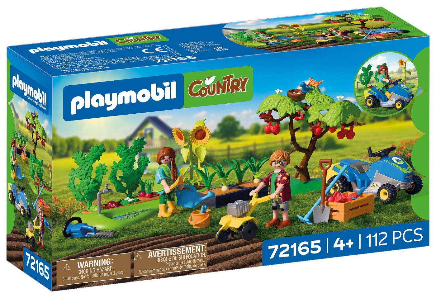 Playmobil® Idyllischer Gemüsegarten (72165), Country Konstruktions-Spielset, Made in Europe – Bild 3 von 3