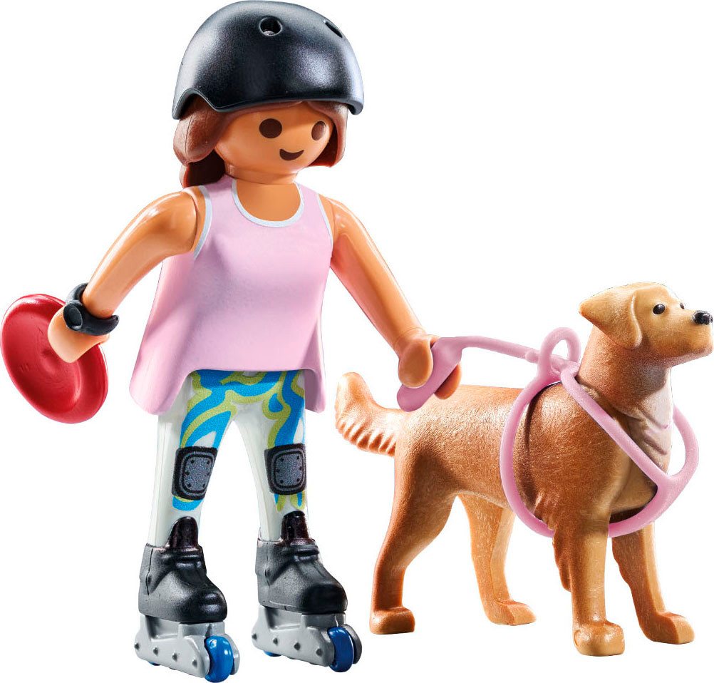 Playmobil® Inlinerin mit Retriever (71739), Playmobil My Life Konstruktions-Spielset, (12 St) – Bild 2 von 4