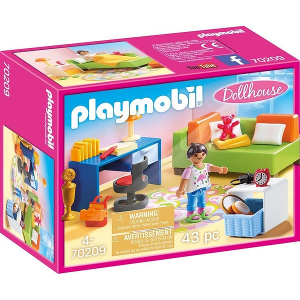 Playmobil® Jugendzimmer (70209), Dollhouse Konstruktions-Spielset, (43 St), Made in Germany