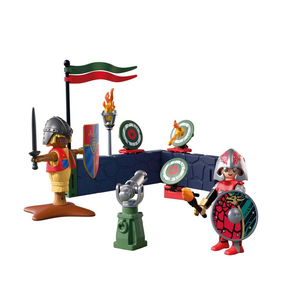 Playmobil® Kampftraining Drachenritter (72213), Knights Konstruktions-Spielset, (25 St), Made in Europe – Bild 2 von 3
