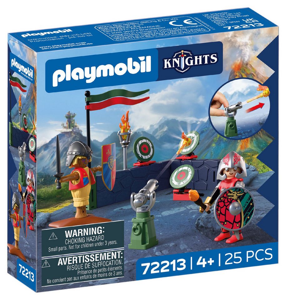 Playmobil® Kampftraining Drachenritter (72213), Knights Konstruktions-Spielset, (25 St), Made in Europe – Bild 3 von 3