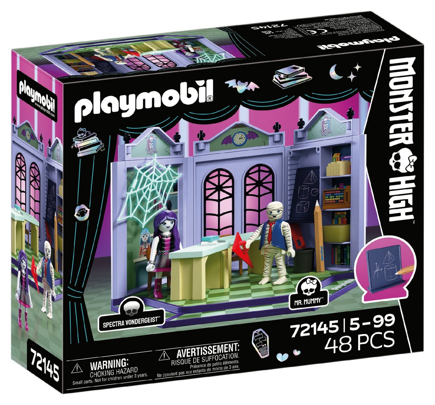 Playmobil® KlassenzimmerTM (72145), Monster High™ Konstruktions-Spielset, Made in Europe – Bild 3 von 4