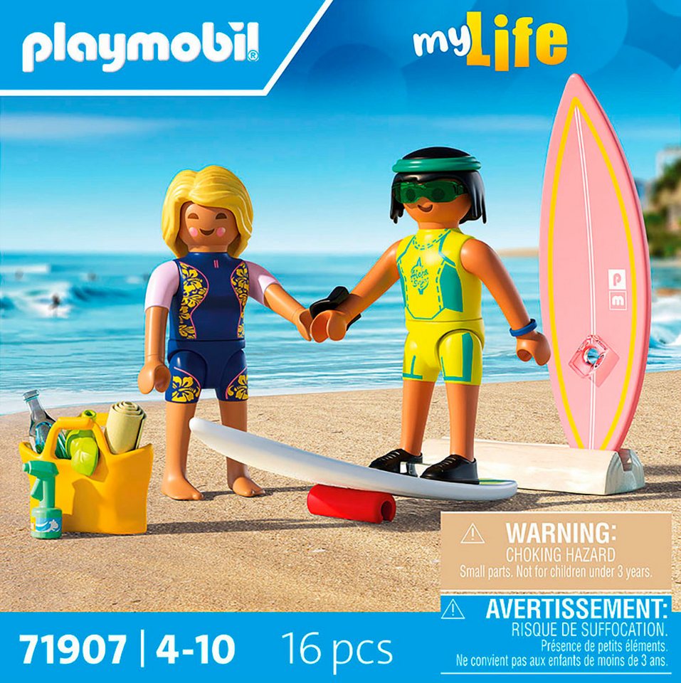 Playmobil® Kleine Surfschule (71907), My Life Konstruktions-Spielset, (16 St), Made in Europe – Bild 3 von 4
