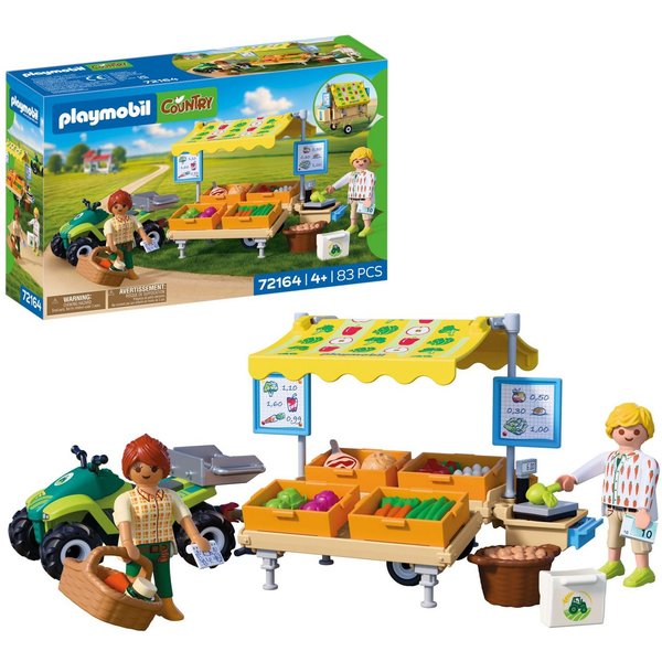 Playmobil® Marktstand (72164), Country Konstruktions-Spielset, Made in Europe