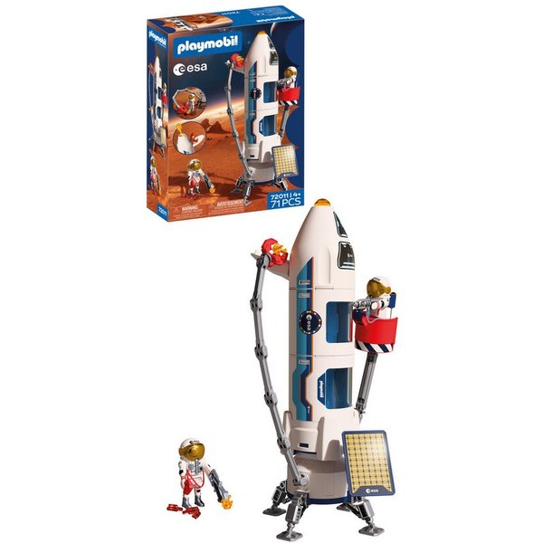 Playmobil® Mars-Forschungsrakete (72011), ESA Konstruktions-Spielset, (71 St), Made in Europe