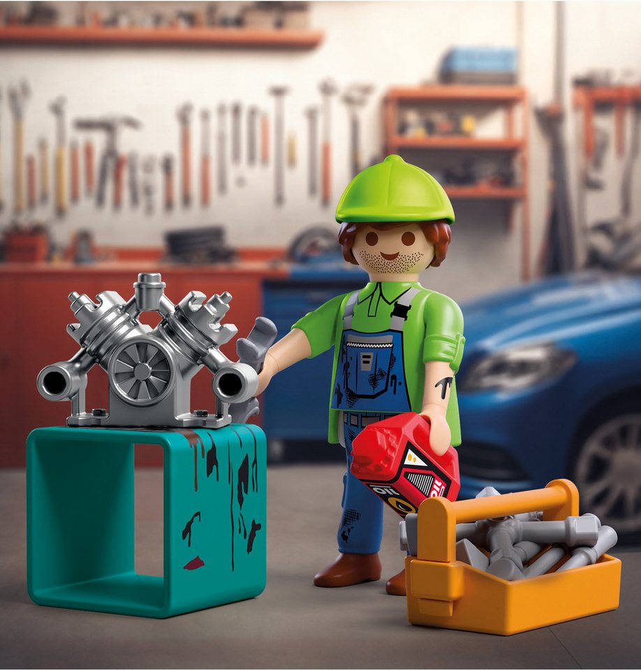 Playmobil® Mechaniker (72031), City Action Konstruktions-Spielset, (14 St) – Bild 3 von 4