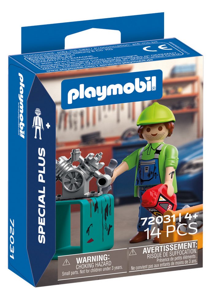 Playmobil® Mechaniker (72031), City Action Konstruktions-Spielset, (14 St) – Bild 4 von 4