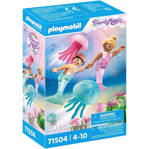 Playmobil® Meerkinder mit Quallen (71504), Princess Magic Konstruktions-Spielset, (30 St), Made in Europe