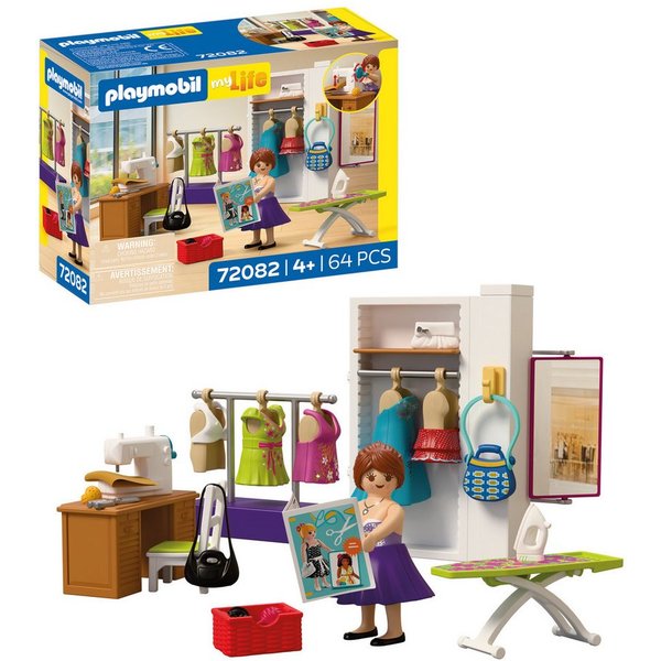 Playmobil® Modedesignerin (72082), My Life Konstruktions-Spielset, (64 St), Made in Europe