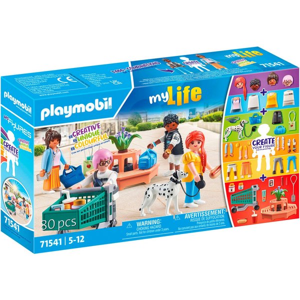 Playmobil® My Figures: Shopping (71541), My Life Konstruktions-Spielset, (80 St), Made in Europe