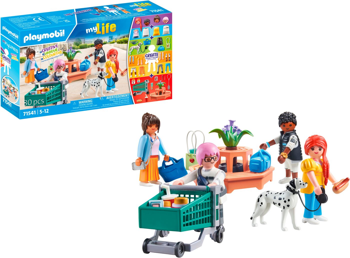 Playmobil® My Figures: Shopping (71541), My Life Konstruktions-Spielset, (80 St), Made in Europe – Bild 5 von 5