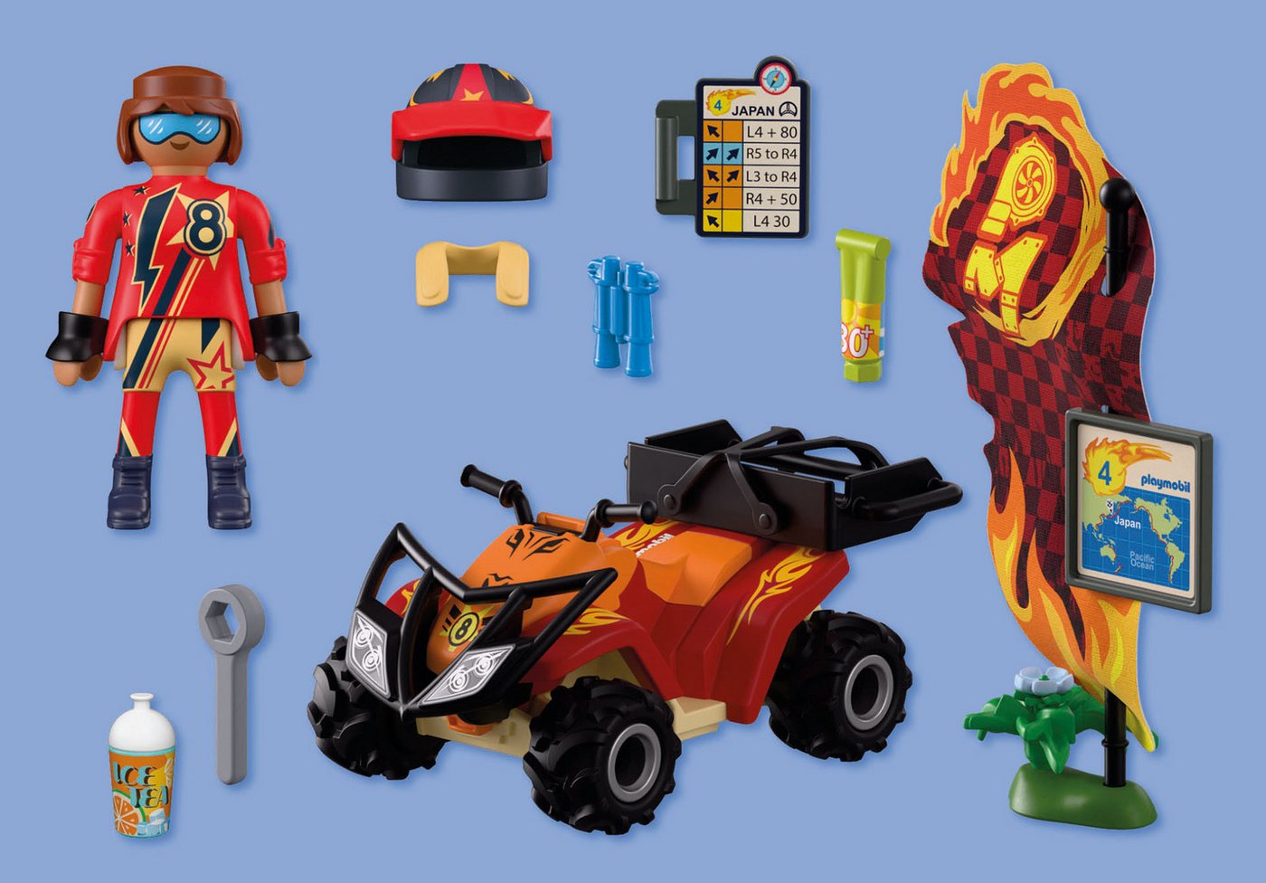 Playmobil® Offroad Quad (72064), City Action Konstruktions-Spielset, (34 St) – Bild 2 von 3