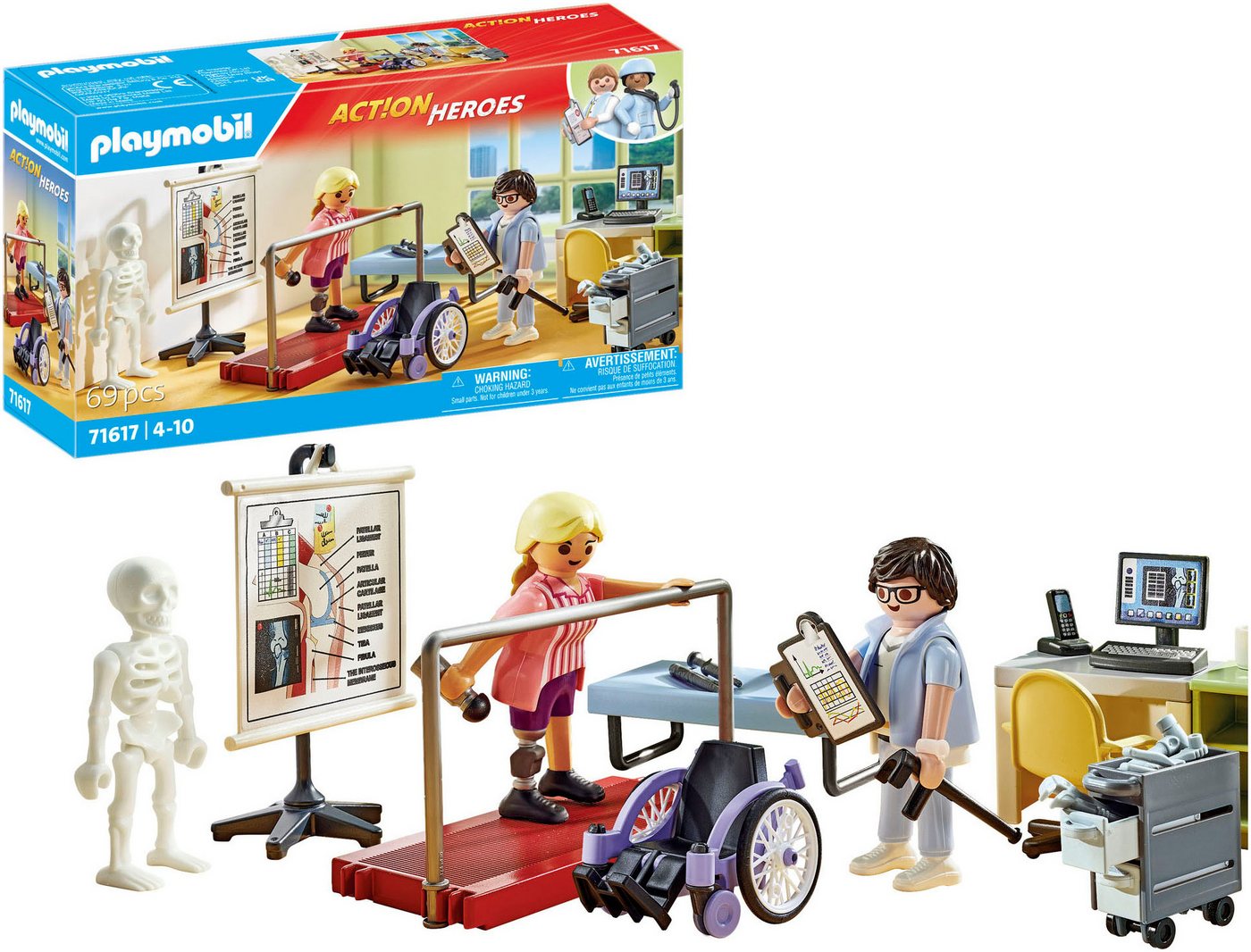 Playmobil® Orthopädie (71617), Action Heroes Konstruktions-Spielset, (69 St), Made in Europe – Bild 2 von 5