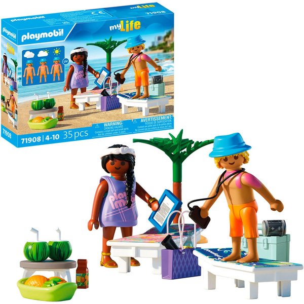 Playmobil® Pärchenausflug an den Strand (71908), My Life Konstruktions-Spielset, (35 St), Made in Europe
