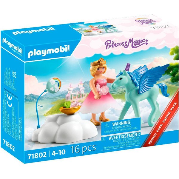 Playmobil® Pegasus-Geburtstag (71802), Playmobil Magic Konstruktions-Spielset, (16 St), Made in Europe