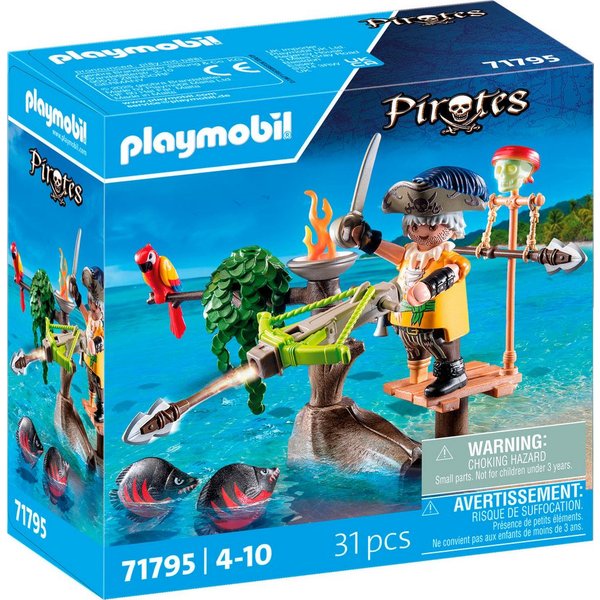 Playmobil® Pirat mit Balliste (71795), Pirates Konstruktions-Spielset, (31 St)
